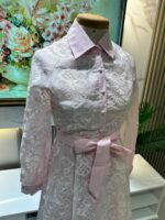 Robe Dentelle Élégance avec Ceinture – Image 10