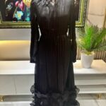 Robe Longue Plissée Élégance Fleurie
