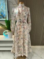Robe Longue Fleurie Élégance Romantique – Image 3