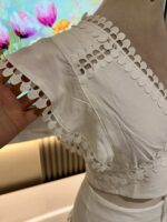 Ensemble Blanc Bohème Chic 2 Pièces – Image 12