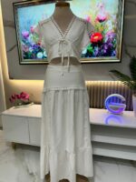 Ensemble Blanc Bohème Chic 2 Pièces – Image 15