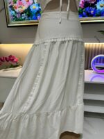 Ensemble Blanc Bohème Chic 2 Pièces – Image 8