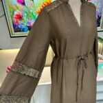 Robe Longue Élégante Dentelle & Ceinture Ajustable ✨