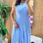Robe Maxi Sans Manches  – Style Méditerranéen