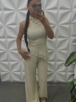 Ensemble  Top Licou et Pantalon Fluide – Image 6