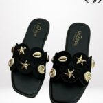 Mules plates  confortables et élégantes